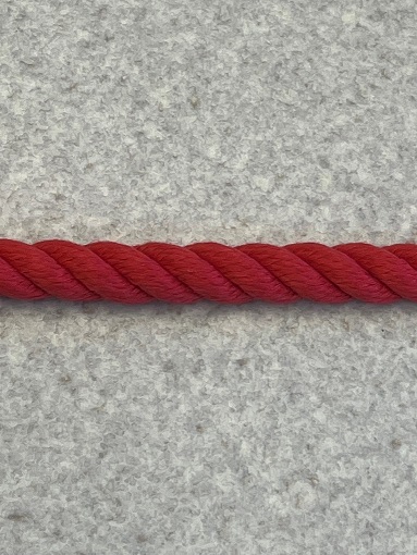 ポリエステルスパンロープ 赤