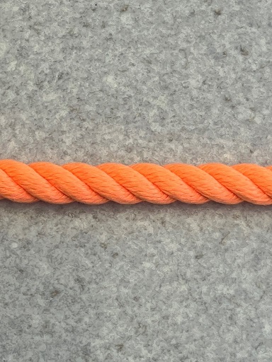 ポリエステルスパンロープ 蛍光オレンジ