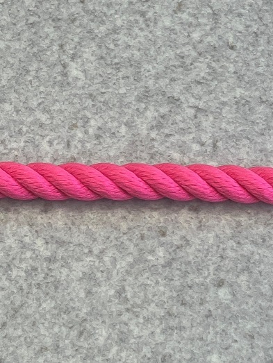 ポリエステルスパンロープ 蛍光ピンク