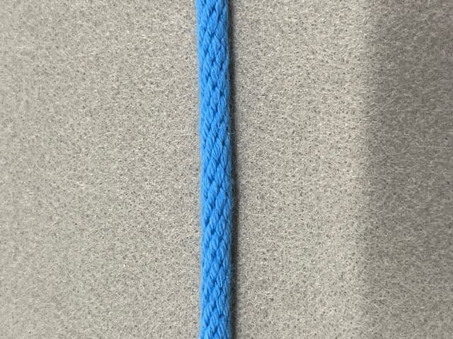 エステルスパンカラー金剛打ロープ 青色